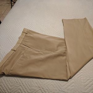 Reunion Men's Dress Pants Tan Polyester Rayon Size